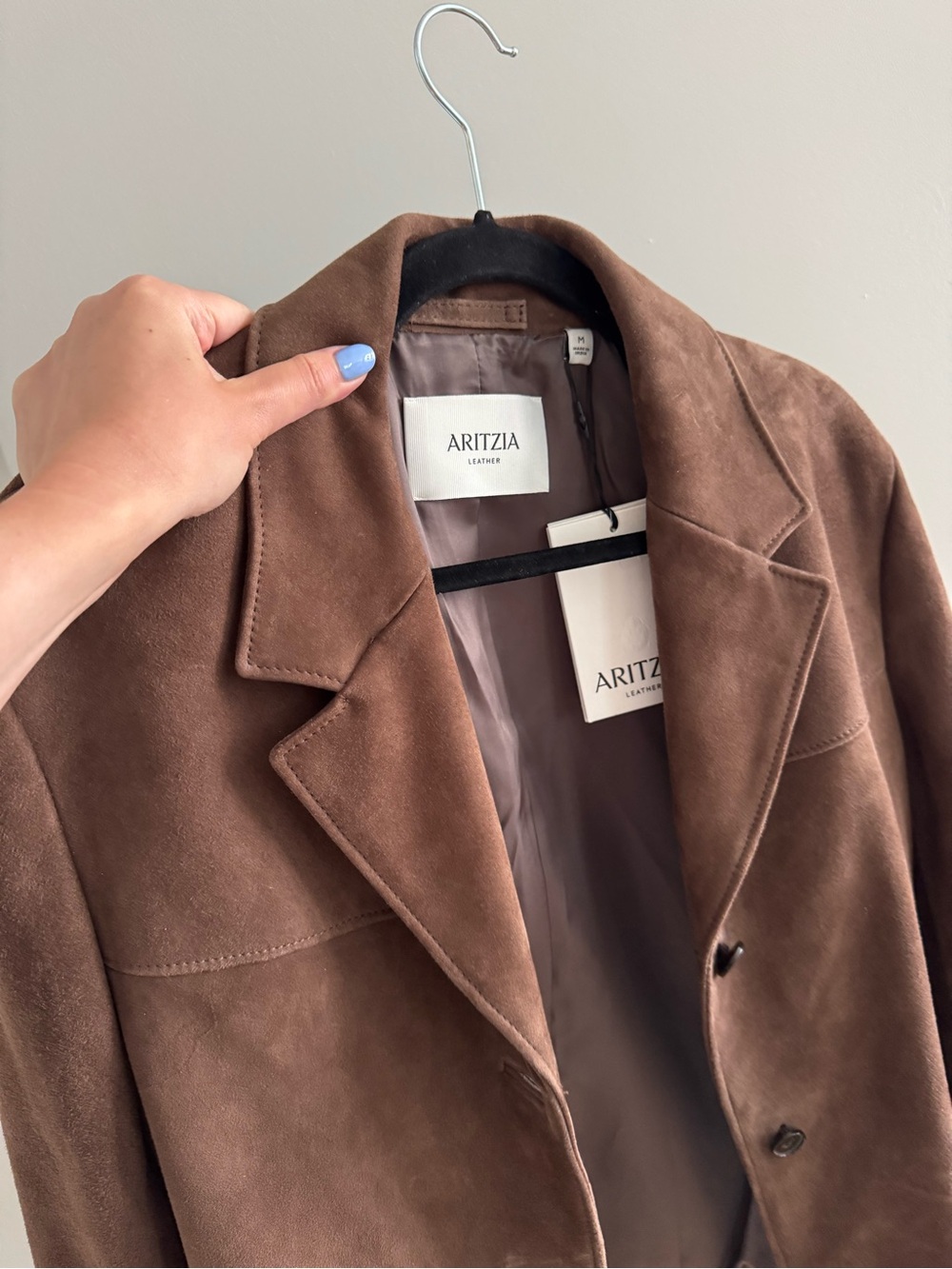 Aritzia Women’s Brown Suede Blazer - Picture 6 of 8